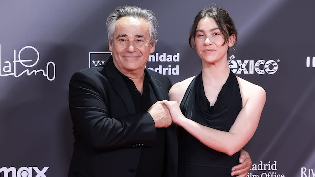 Eduard Fernández y su hija Greta