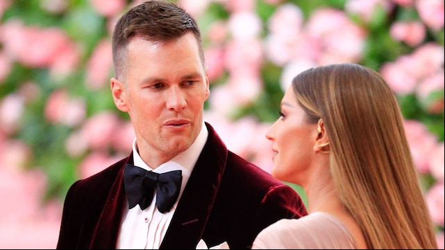 Tom Brady reaccionó sorprendido a la noticia de Gisele.