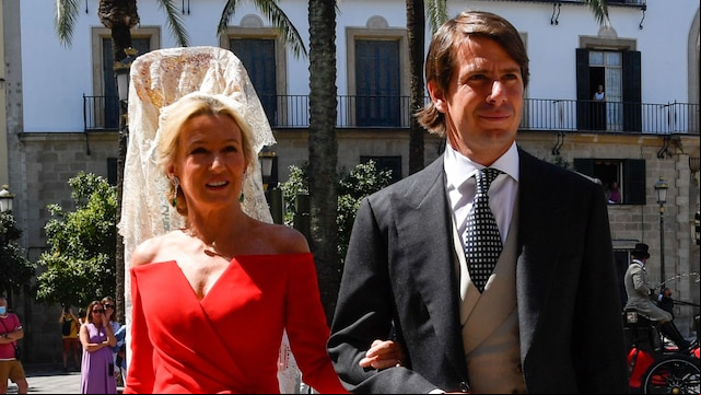 Carlos Cortina y su madre, Myriam Lapique 