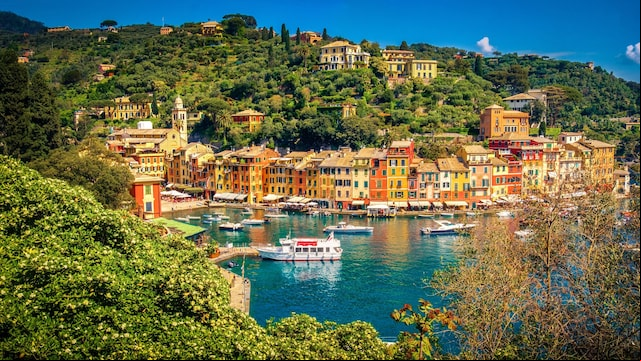 Portofino, costa de Liguria, Italia