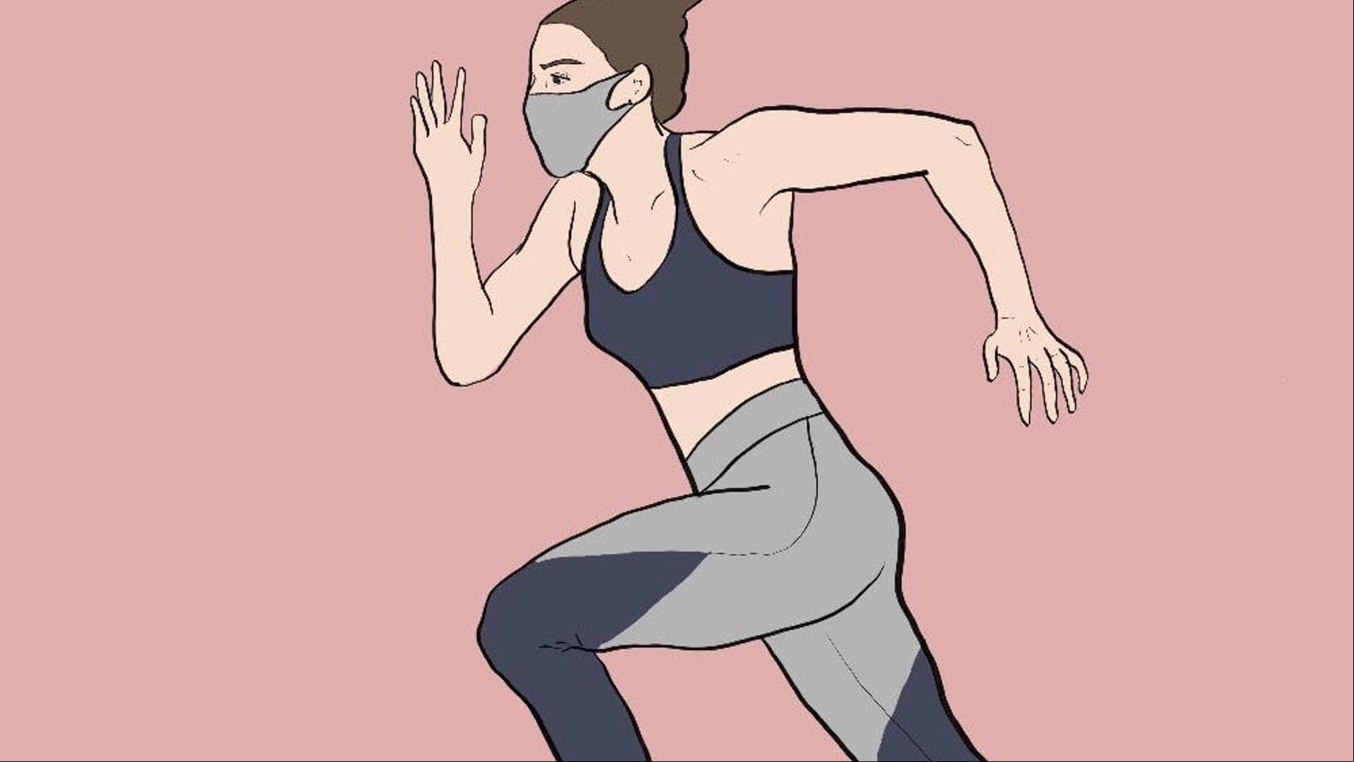 Mascarillas deportivas para hacer ejercicio en el gimnasio o al aire libre
