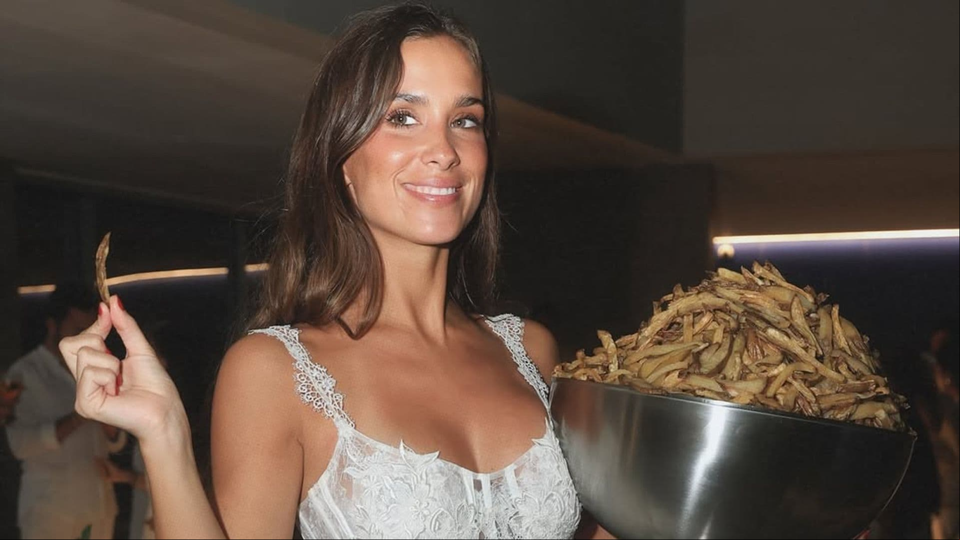 ¿Ha cambiado María Pombo las patatas fritas por esta otra guarnición más sana?