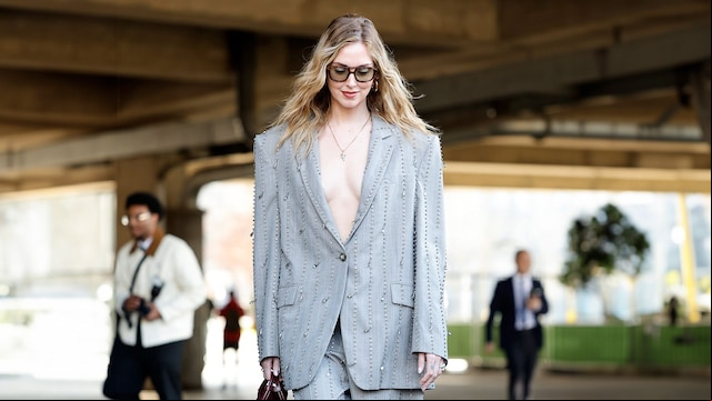 Chiara Ferragni en el desfile de Stella McCartney 