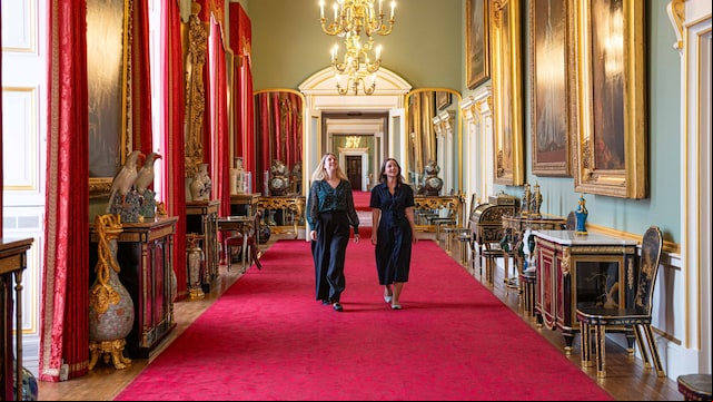 Ala este del Palacio de Buckingham, corredor principal, Londres