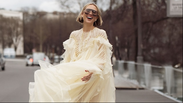 Invitada con look boho