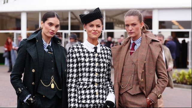 Jade Holland Cooper en el Festival de Cheltenham 2025