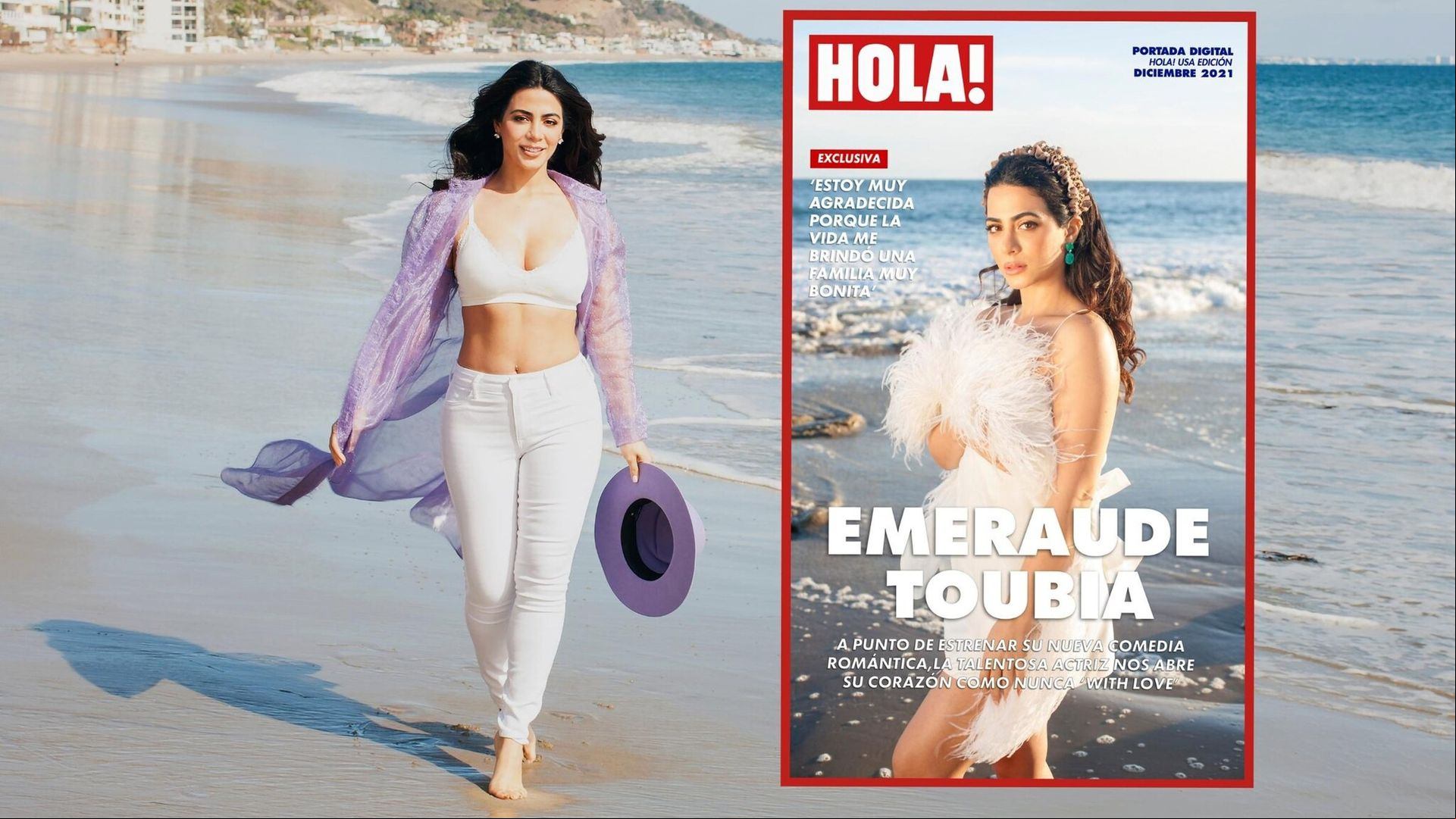 A punto de estrenar su nueva comedia romántica, Emeraude Toubia nos abre su corazón como nunca ‘With Love’