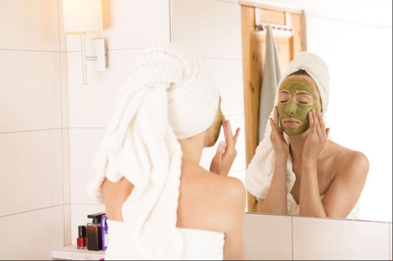 te verde mascarilla