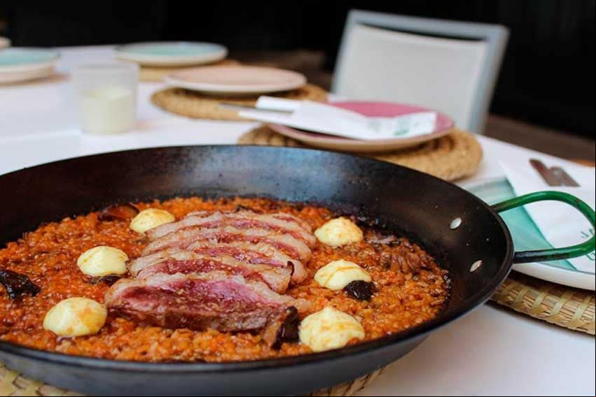Arroz del Jardín de los Golfines SlowBar en Cáceres