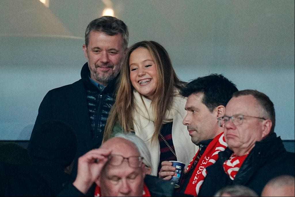 Federico de Dinamarca con su hija Josephine de Dinamarca 