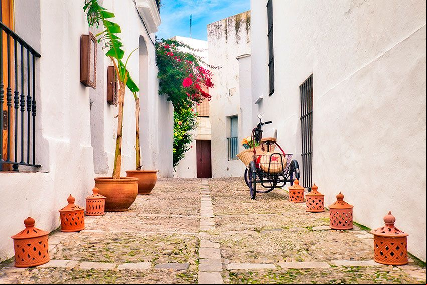 Calles de Vejer de la Frontera, Cádiz.