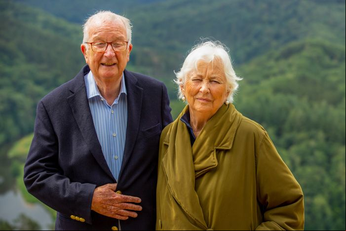 Alberto II y Paola de los belgas