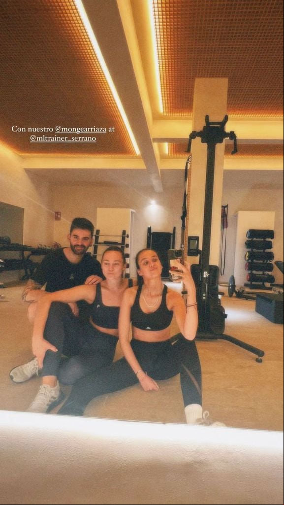 Victoria Federica entrenamiento 