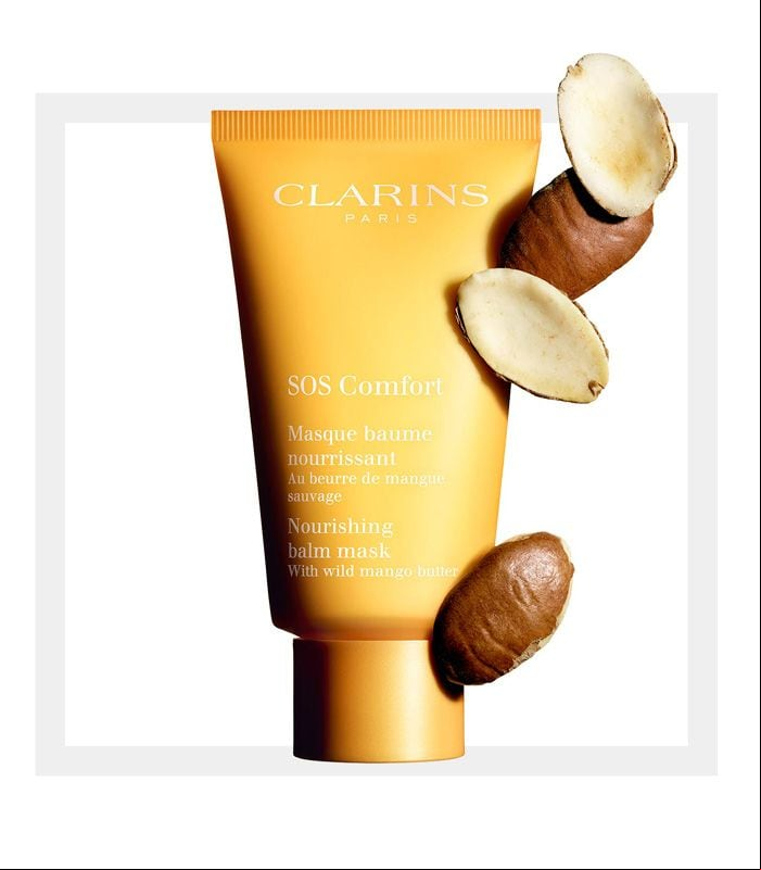 clarins sos mask amarilla