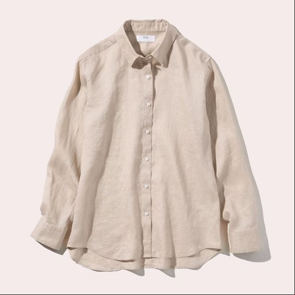 Camisa 100% lino prémium