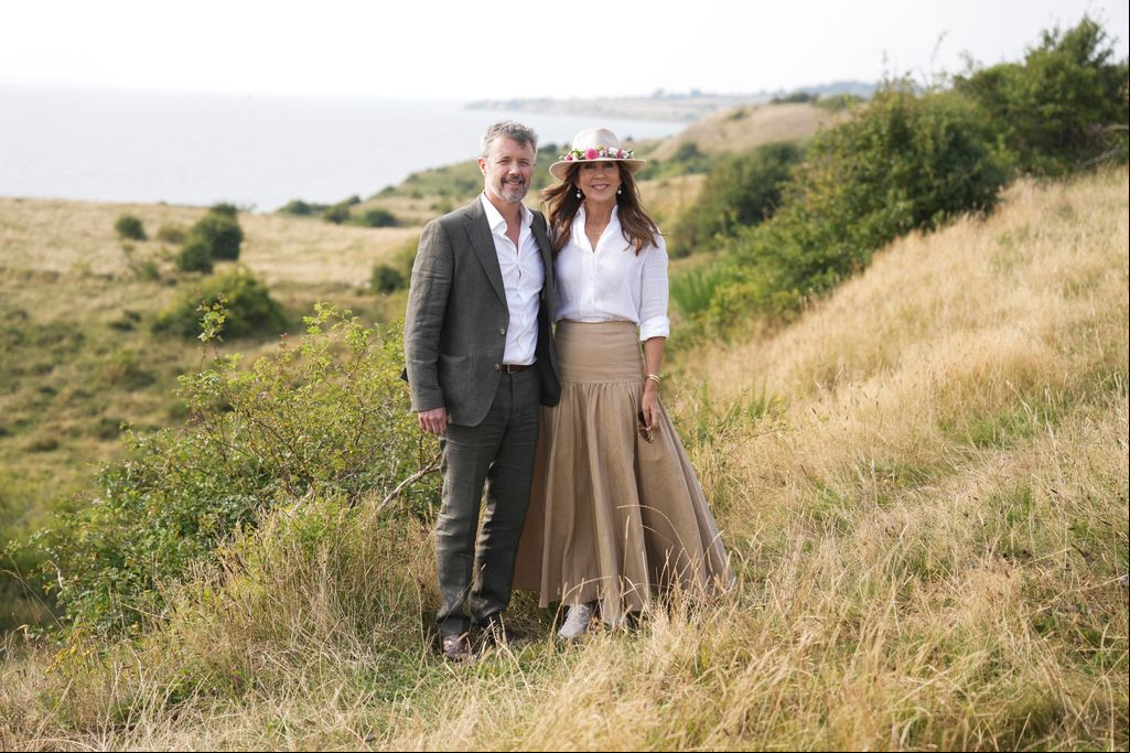 Federico y Mary de Dinamarca en su visita a la isla del mar báltico AEroe