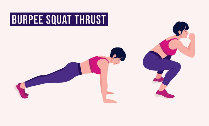 burpee sentadilla