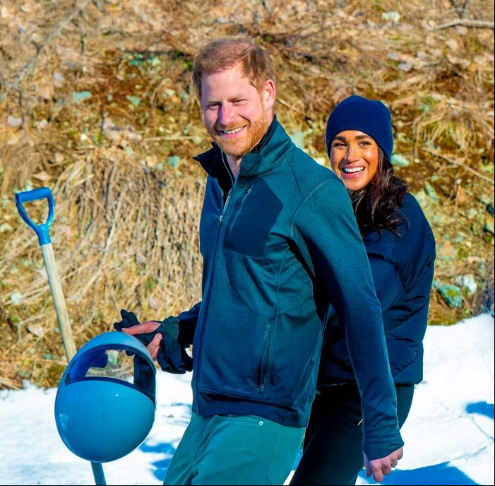 Meghan Markle y el príncipe Harry
