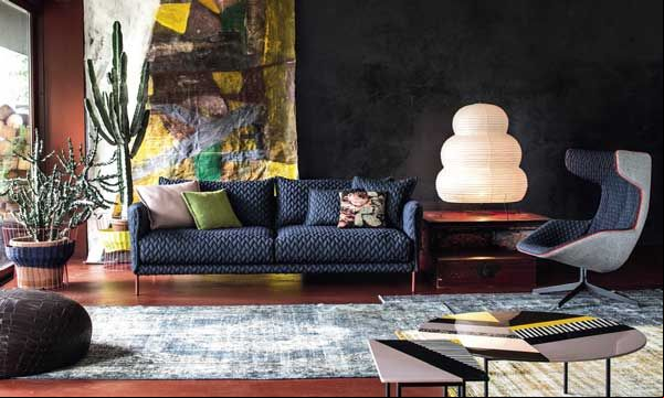 Cómodo y coqueto, su estilo resulta tremendamente personal. De Moroso (moroso.it).
