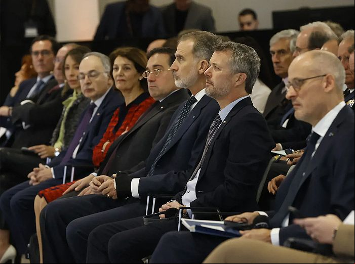 El rey Felipe y Federico de Dinamarca 