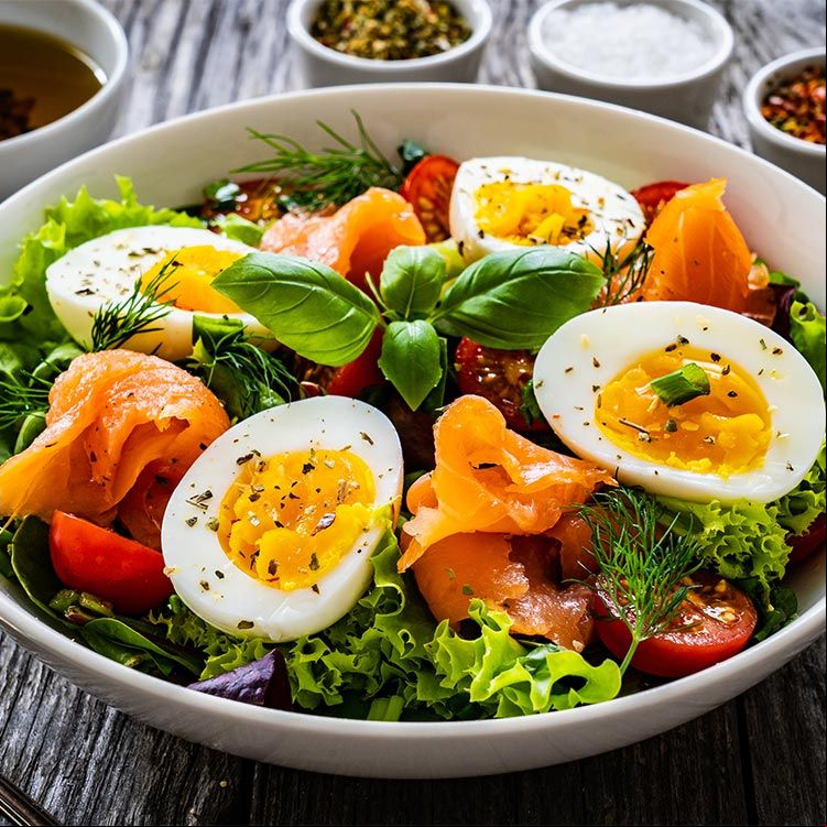 salmon huevo adobe adob