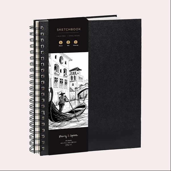 Cuaderno de Bocetos de Artista A4 String & Space