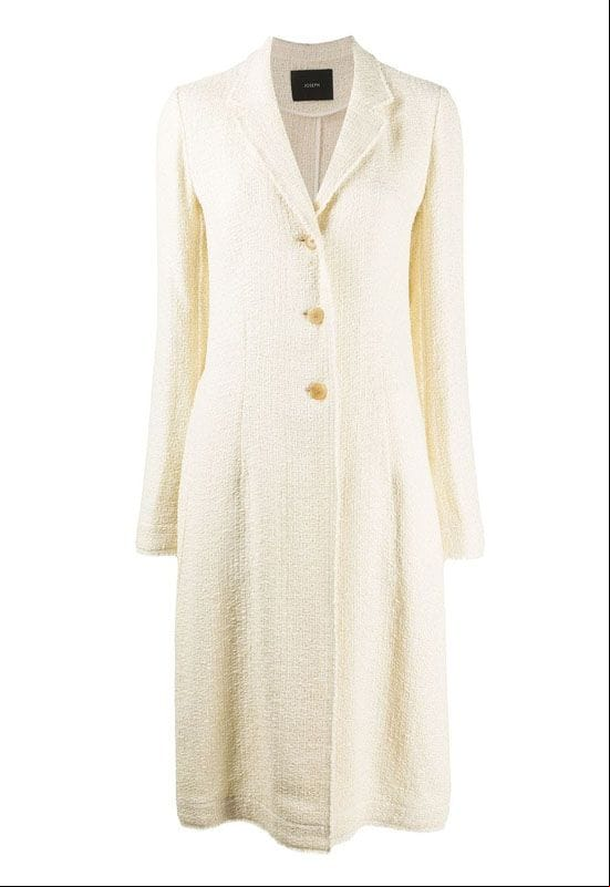tweed abrigo