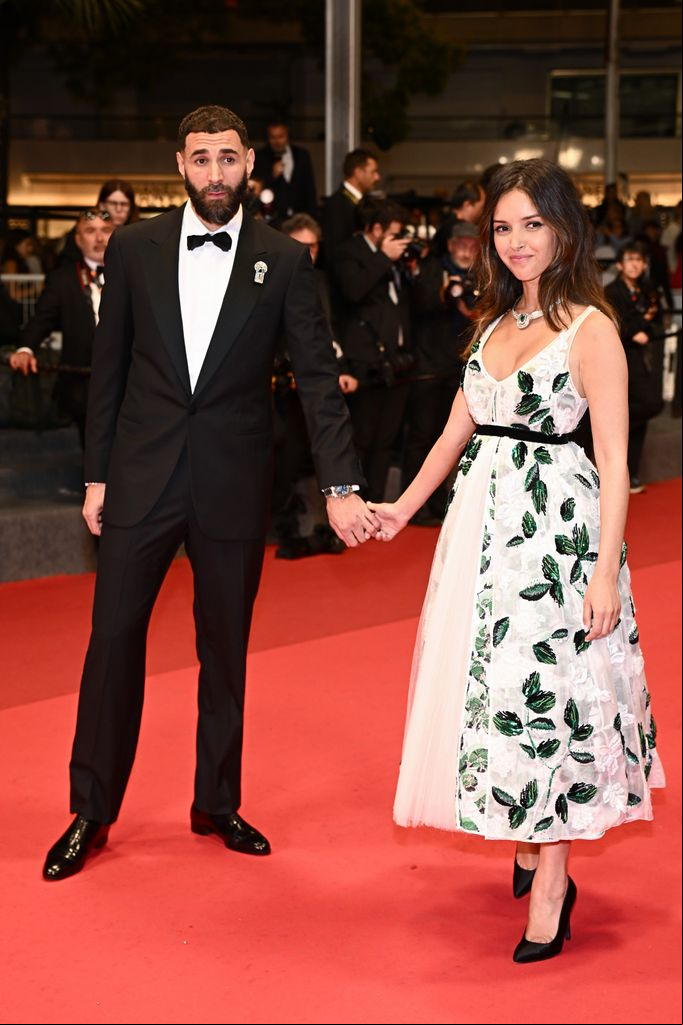 Benzema debutó de la mano de la actriz en Cannes.