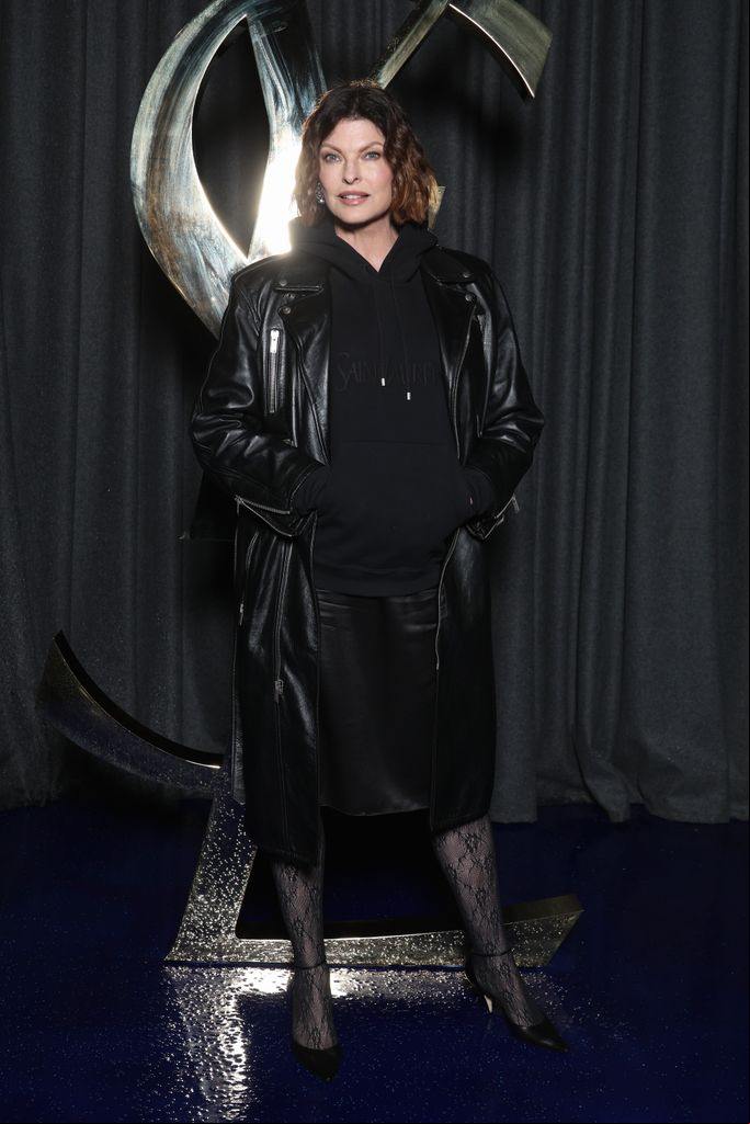 Linda Evangelista en Saint Laurent