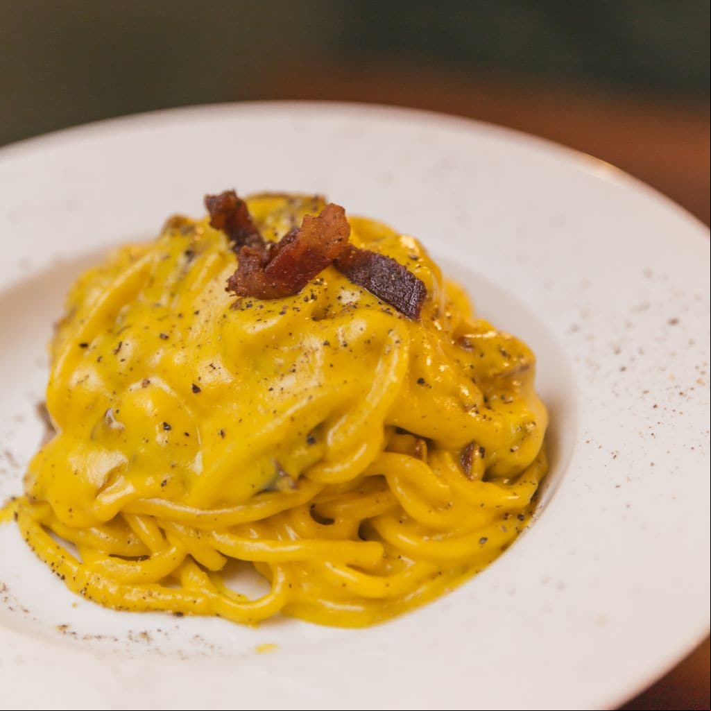 Pasta a la carbonara 