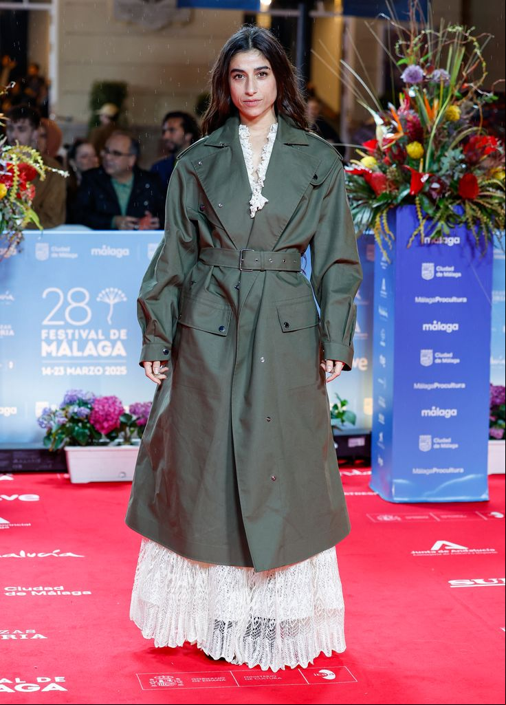 Journalist Carolina Yuste at photocall during the 28 edition of Malaga Film Festival in Malaga on Friday, 21 March 2025.