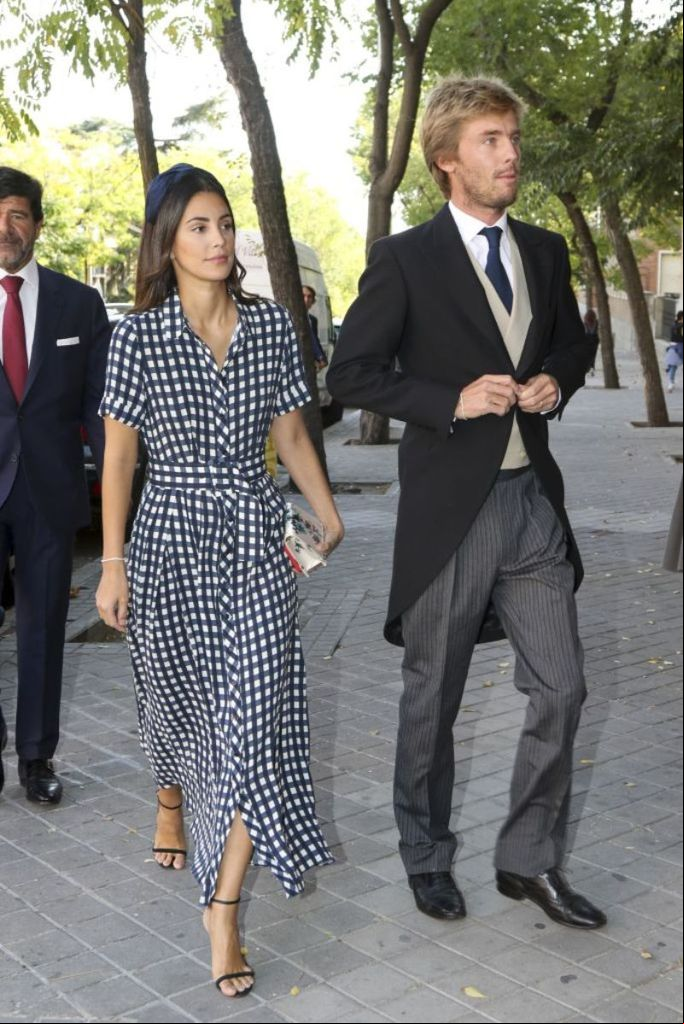 alessandra de osma estilo bodas vestido cuadros vichy