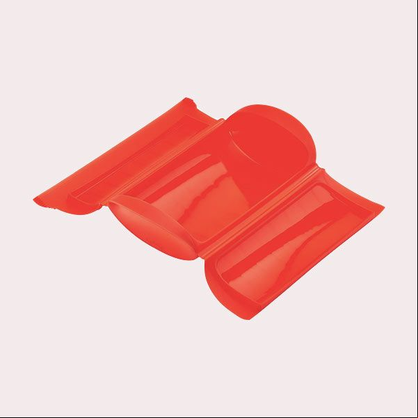 estuche de vapor rojo