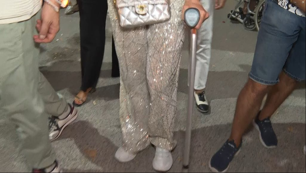 Eva González en el concierto de Karol G en julio de 2024