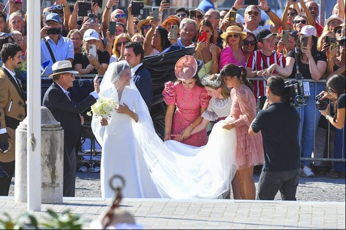 María Francisca de Portugal luce su espectacular vestido