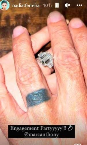 marc anthony y su novia nadia ferreira
