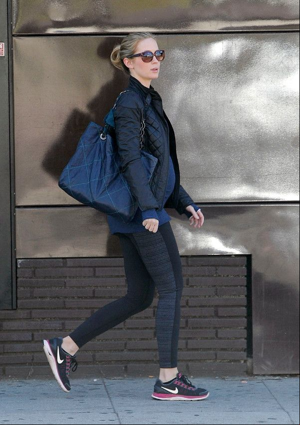 emily blunt entrenamiento embarazada a