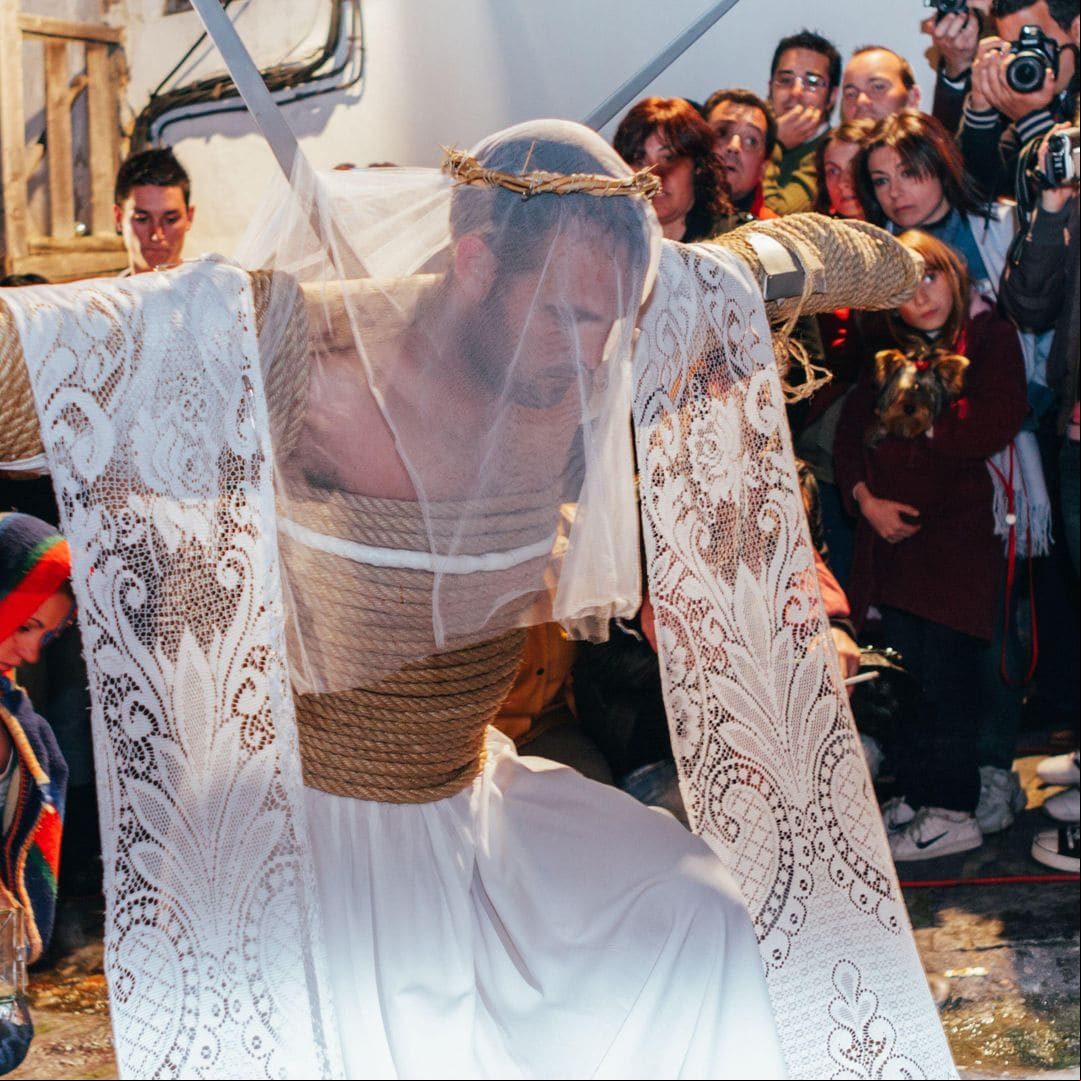 Los empalaos de Valverde de la Vera, Cáceres, Semana Santa