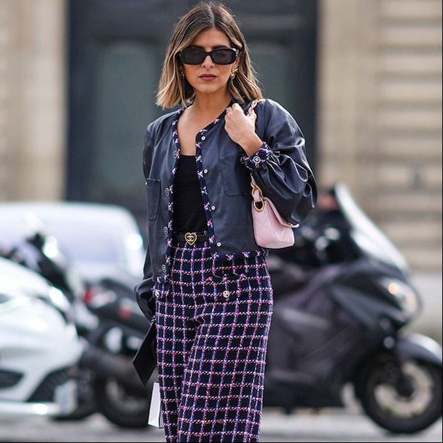 pantalon de tiro alto