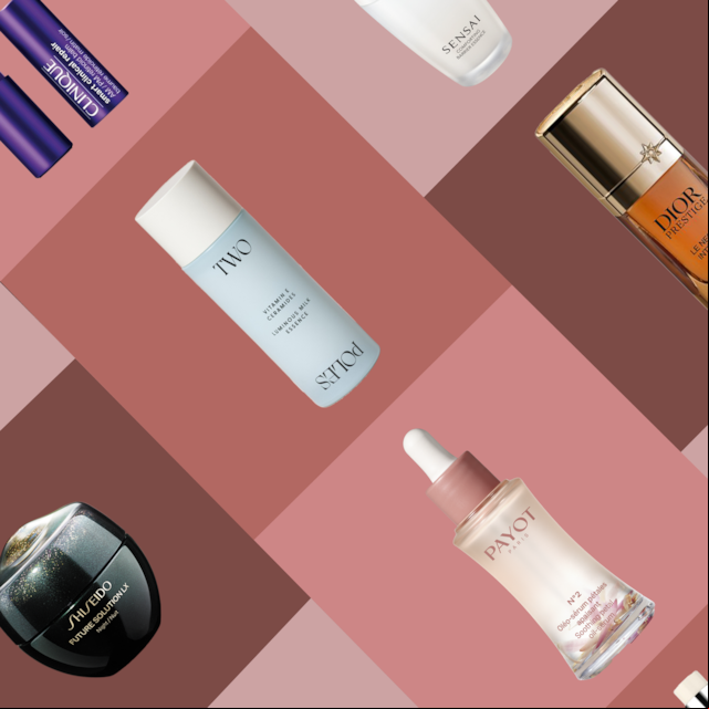 Collage de nuevos lanzamientos cosméticos