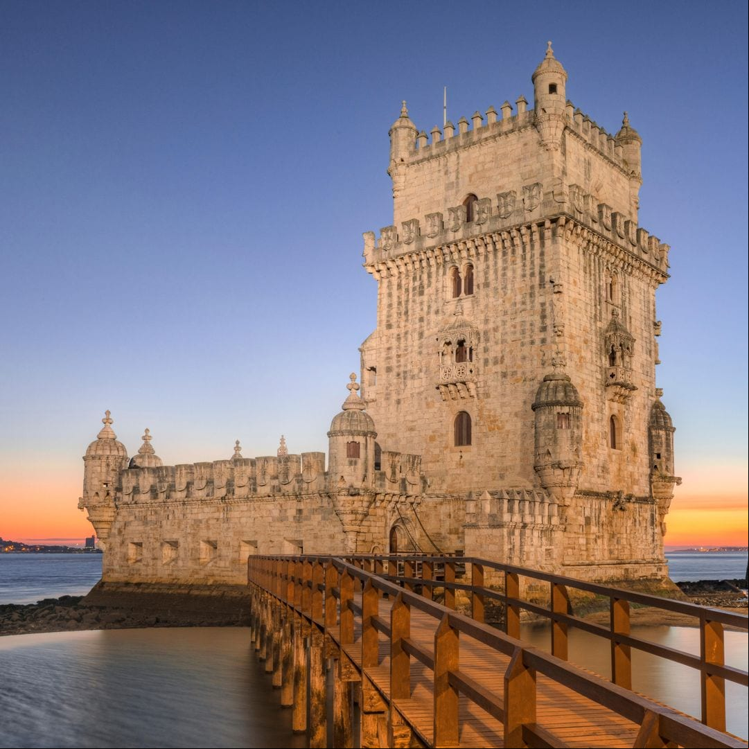 Torre de Belém junto al Tajo, Lisboa, Portugal