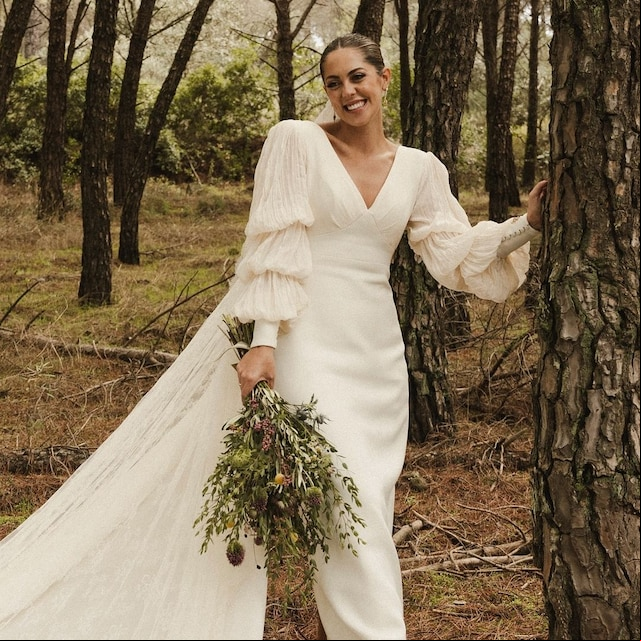 Vestido de novia de la influencer Carmen Huertas