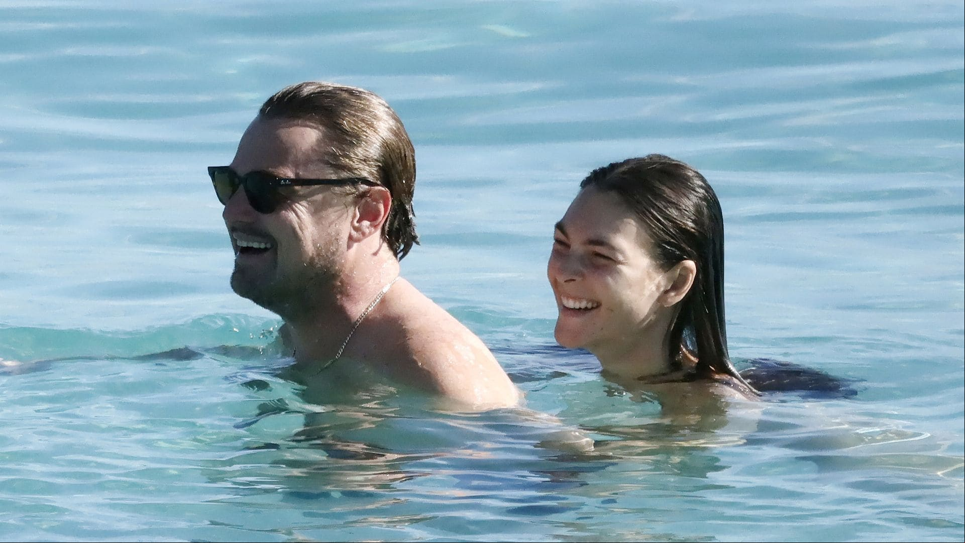 Leonardo DiCaprio and Vittoria Ceretti look happy in stunning bikini moment