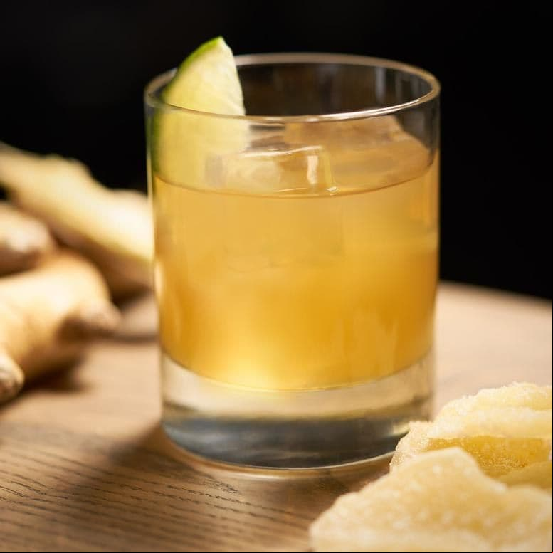 Hornitos Black Barrel Tequila Black and Ginger cocktail