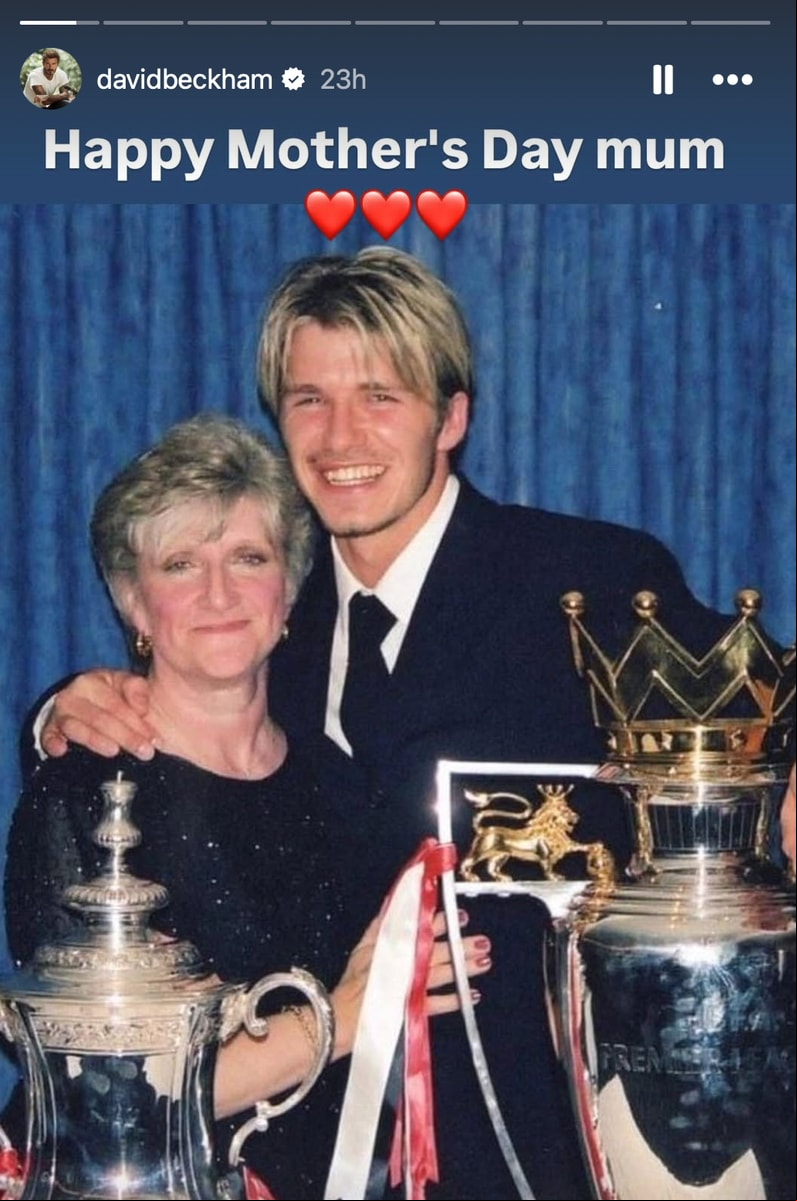 David Beckham celebrates Mother's Day with sweet tribute